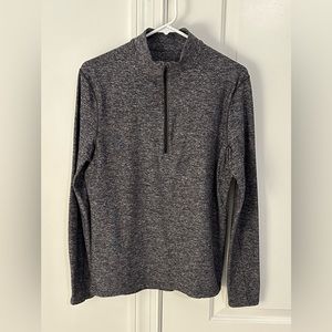 lululemon Men’s Surge Half-Zip Grey Sz S